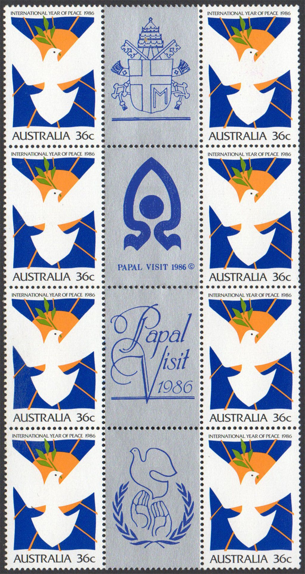 Australia Scott 1004 MNH (A1-31) Gutter Block - Click Image to Close